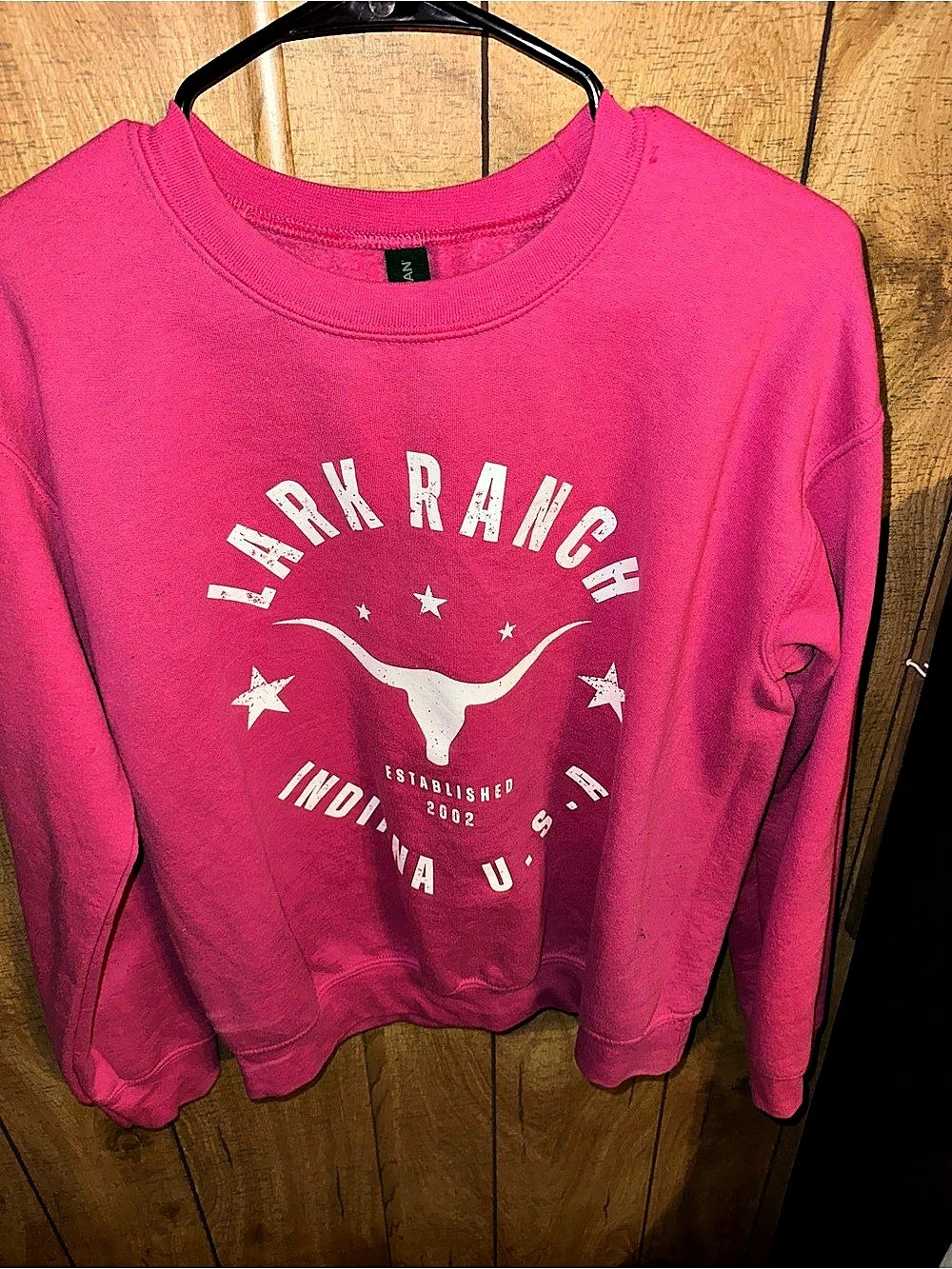 Gildan Heavy Blend Lark Ranch Sweatshirt Pink Small